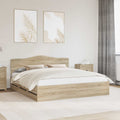 Bettrahmen Sonoma-Eiche 200 x 200 cm Ingenieurs Holz