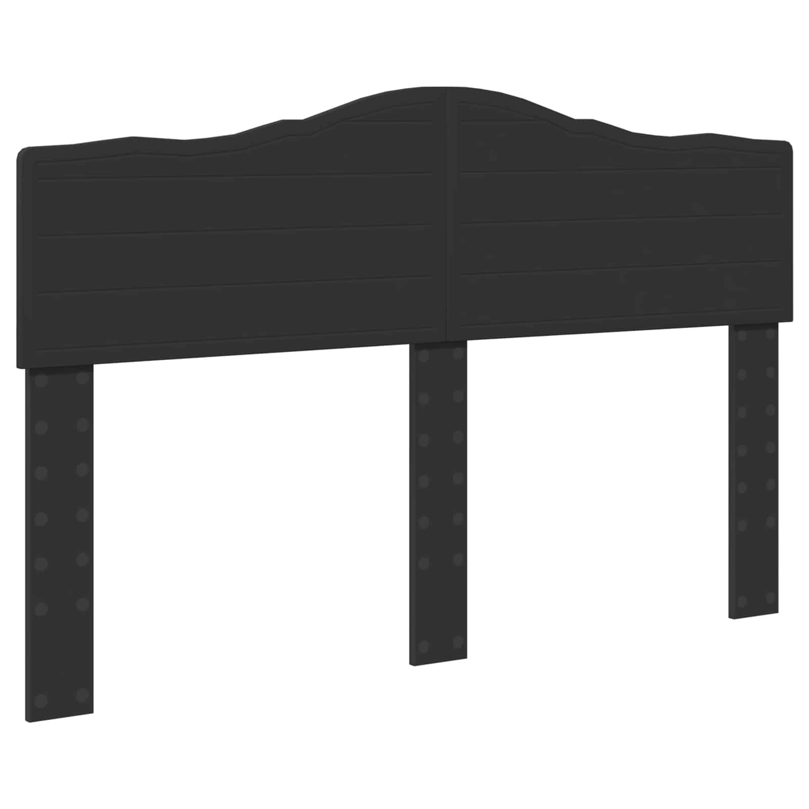 Bettrahmen mit Schubladen Schwarz 140 x 190 cm Ingenieurs Holz