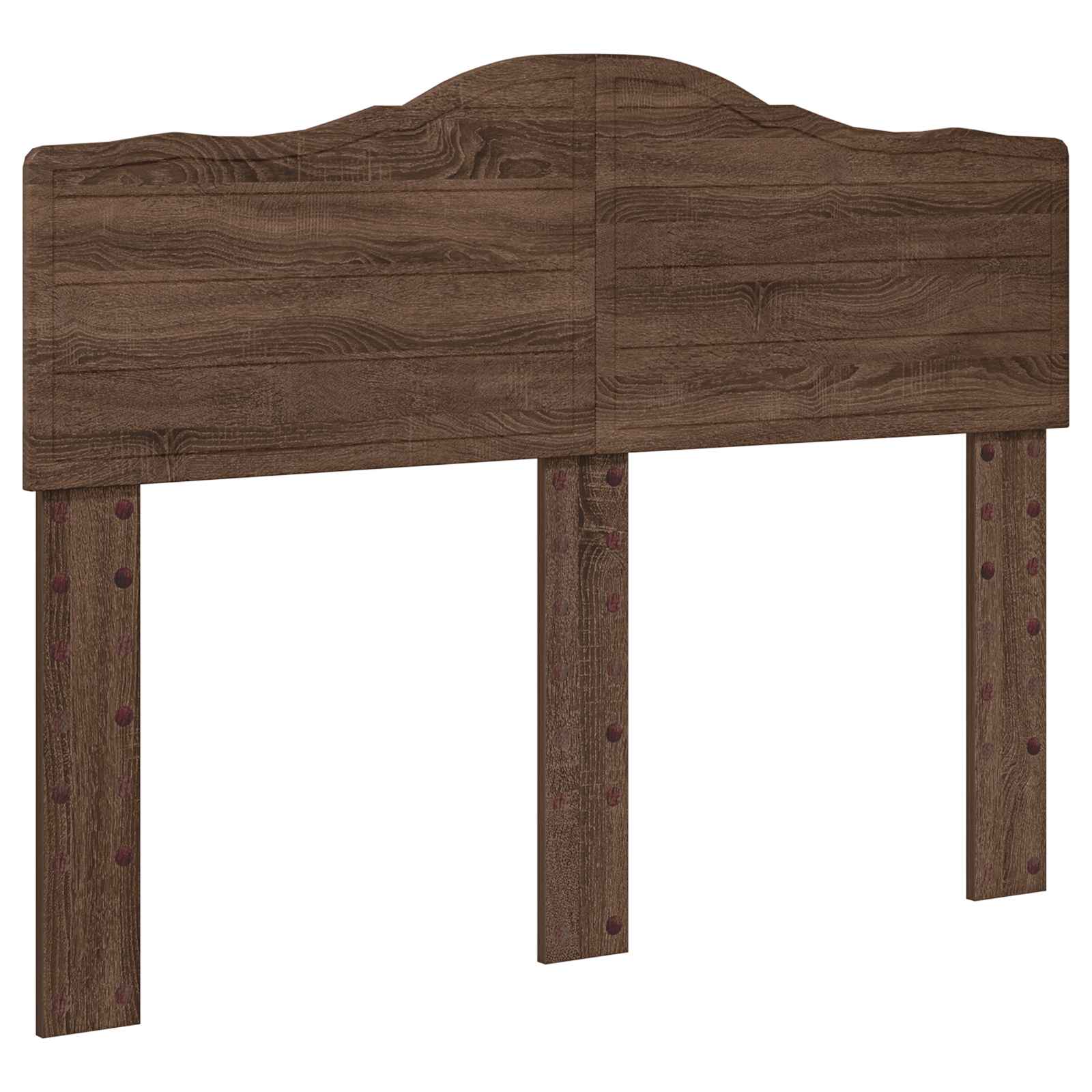 Bettrahmen Braun Eichen-Optik 135 x 190 cm Ingenieurs Holz