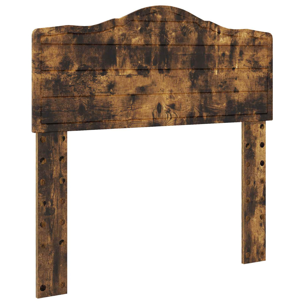 Bettrahmen Geräucherte Eiche 75 x 190 cm Ingenieurs Holz
