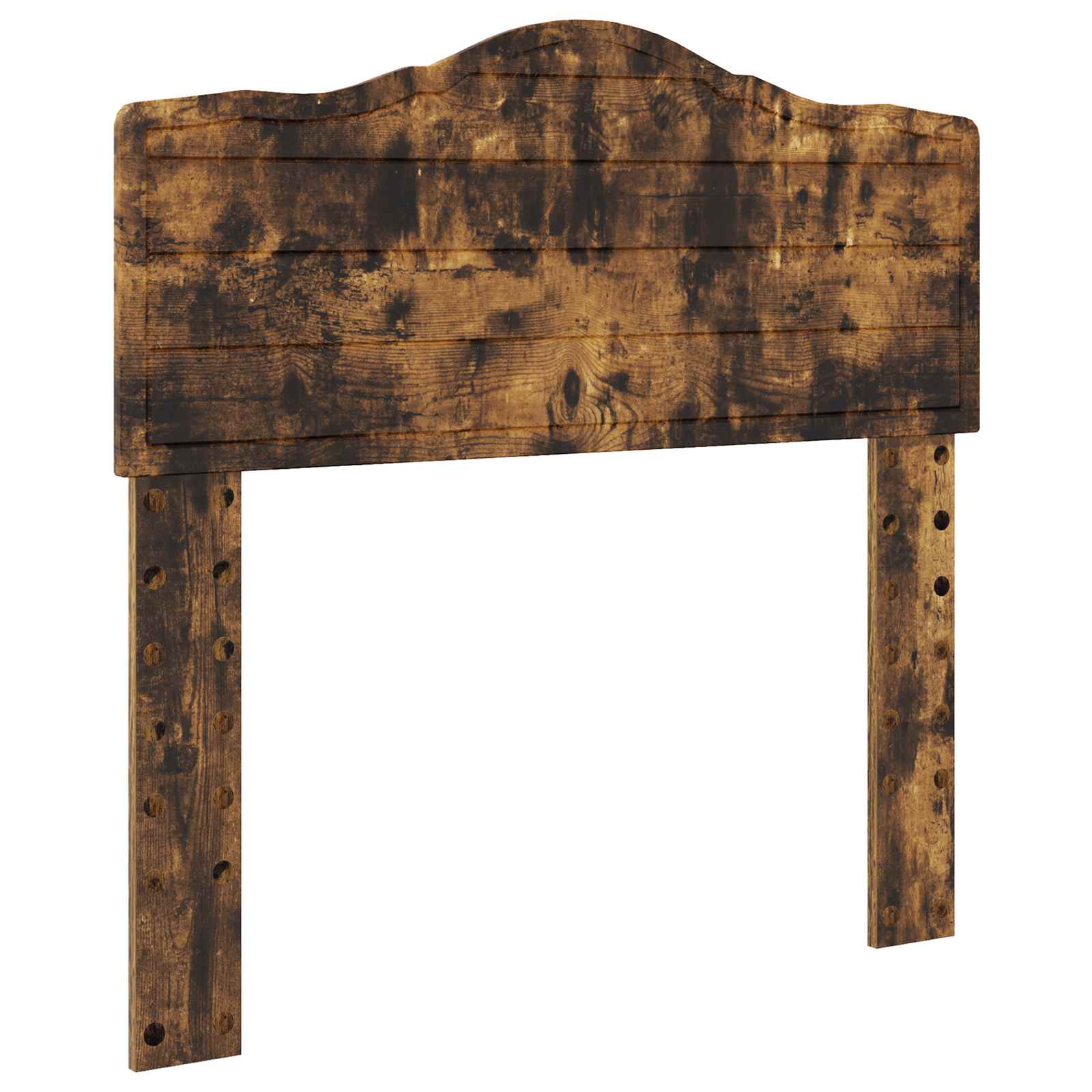 Bettrahmen Geräucherte Eiche 75 x 190 cm Ingenieurs Holz
