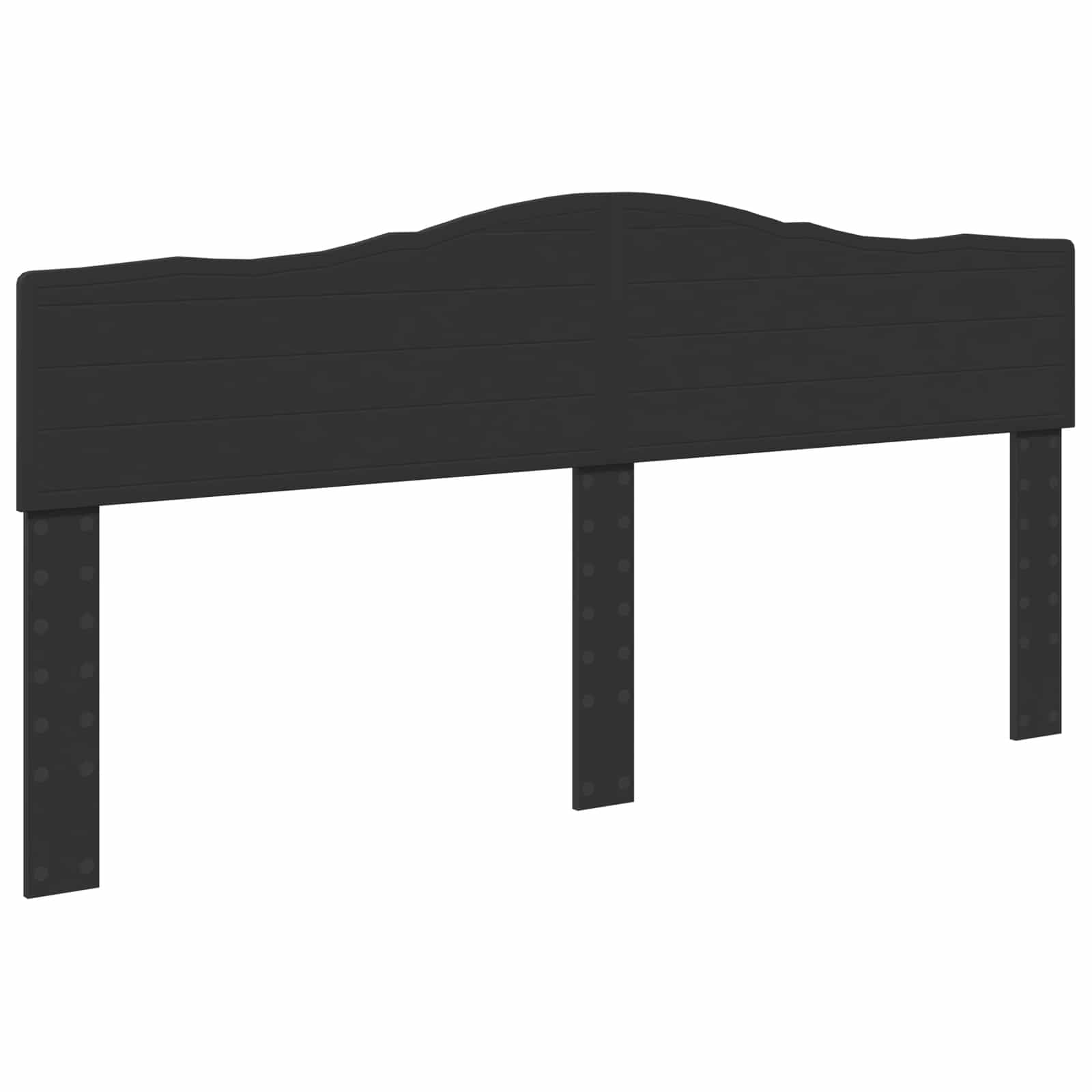 Aufbewahrungsbett Schwarz 200 x 200 cm Holzwerkstoff