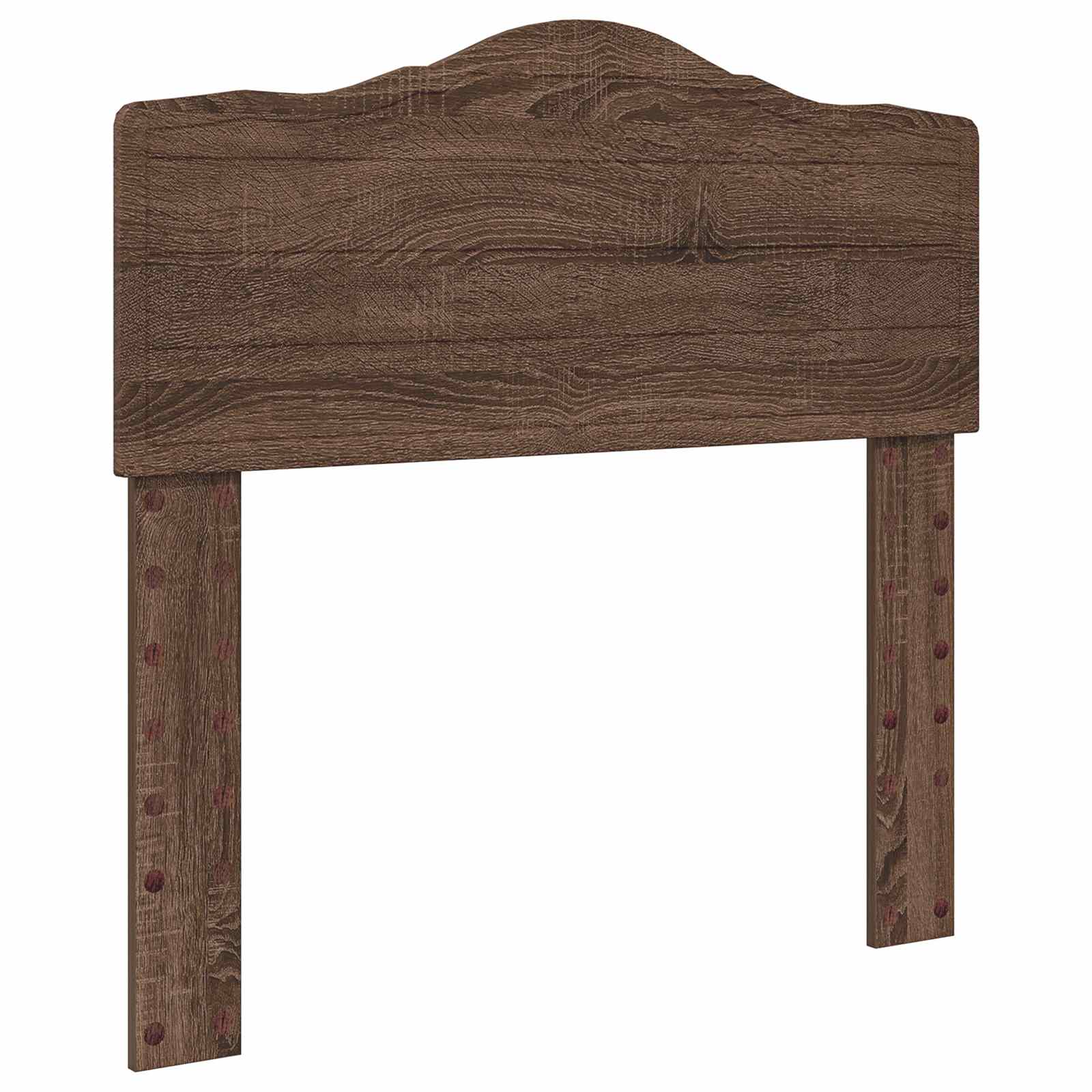 Aufbewahrungsbett Braun Eichen-Optik 100 x 200 cm Holzwerkstoff