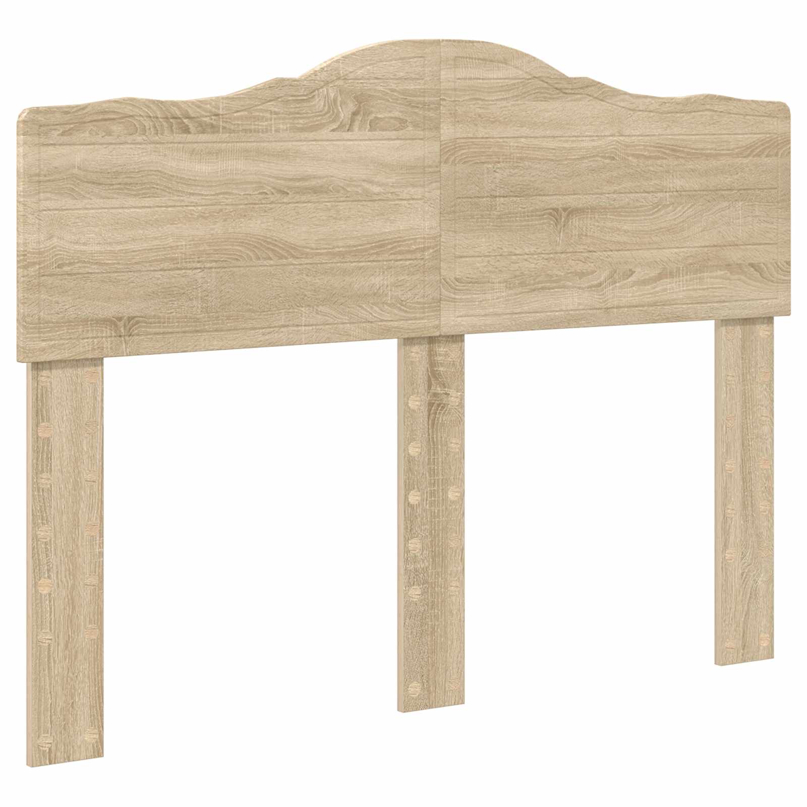Bettrahmen mit Kopfteil Sonoma-Eiche 135 x 190 cm Holzwerkstoff