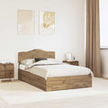 Bettrahmen Artisan-Eiche 120 x 190 cm Holzwerkstoff