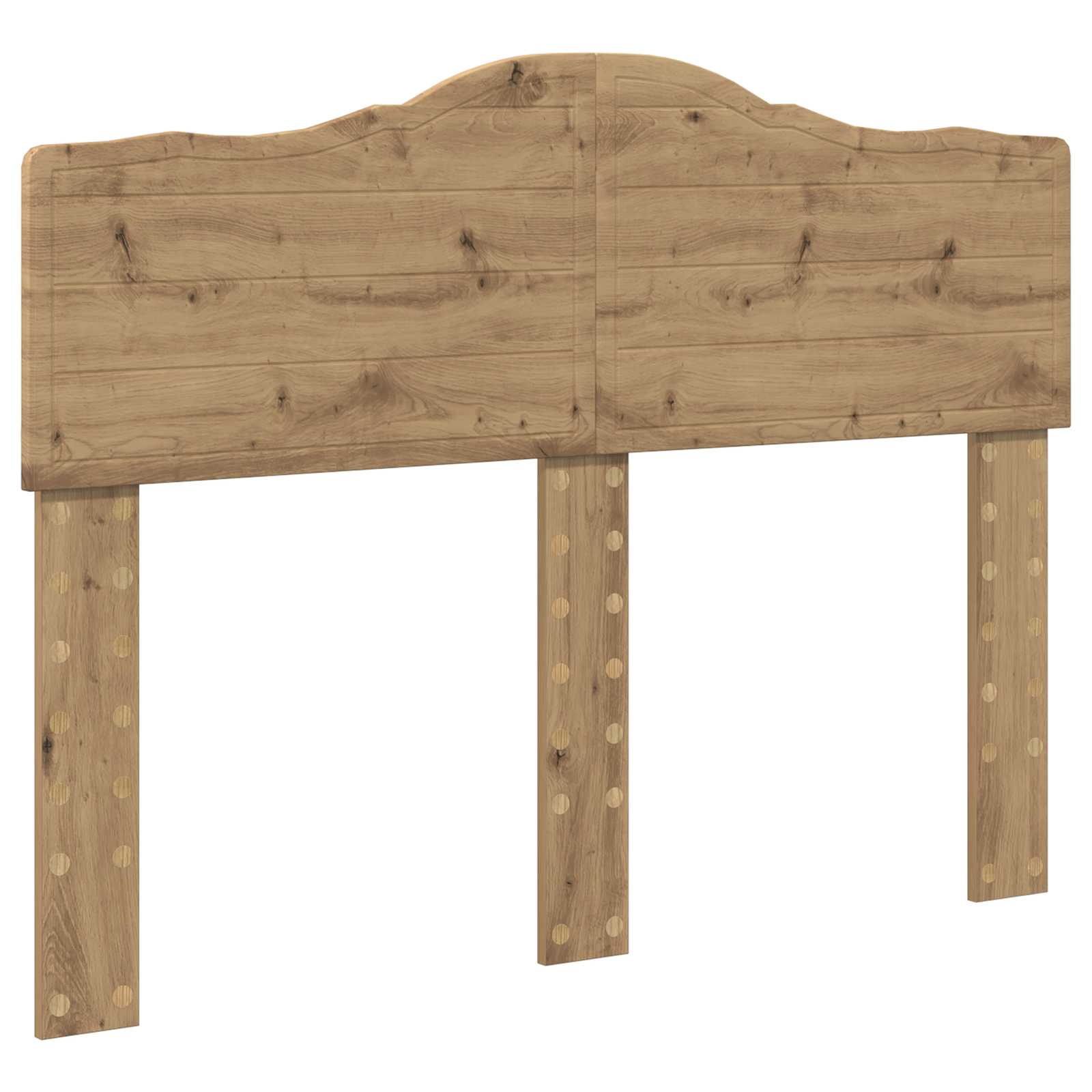 Bettrahmen Artisan-Eiche 120 x 190 cm Holzwerkstoff