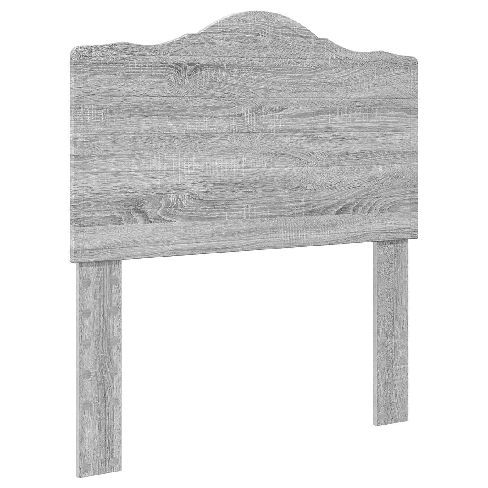 Bettrahmen mit Kopfteil Graues Sonoma 70 x 190 cm Holzwerkstoff