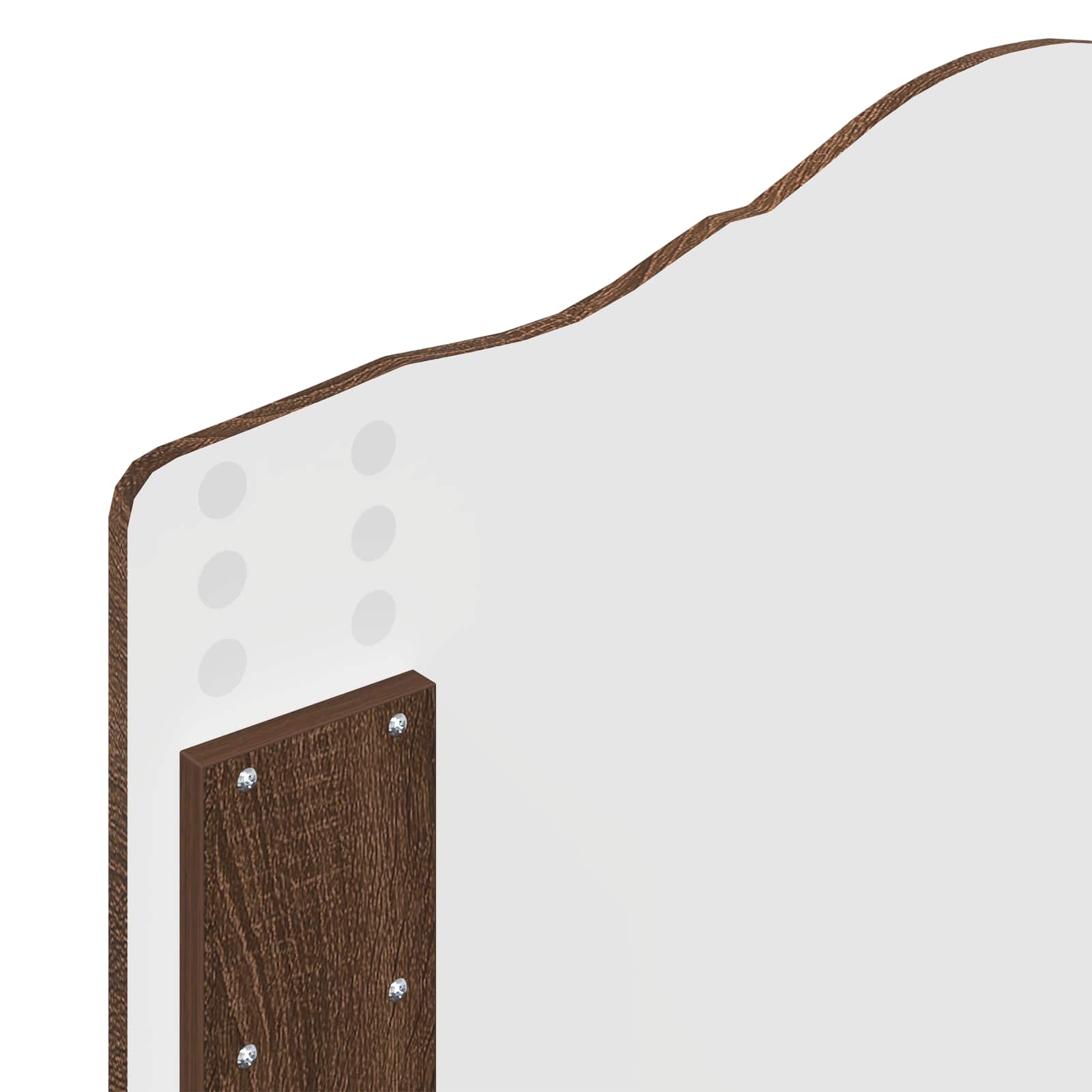 Bettrahmen Braun Eichen-Optik 70 x 190 cm Holzwerkstoff