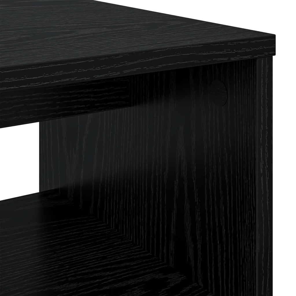 TV-Schränk Schwarz Eichen-Optik 60 x 35 x 40 cm Holzwerkstoff