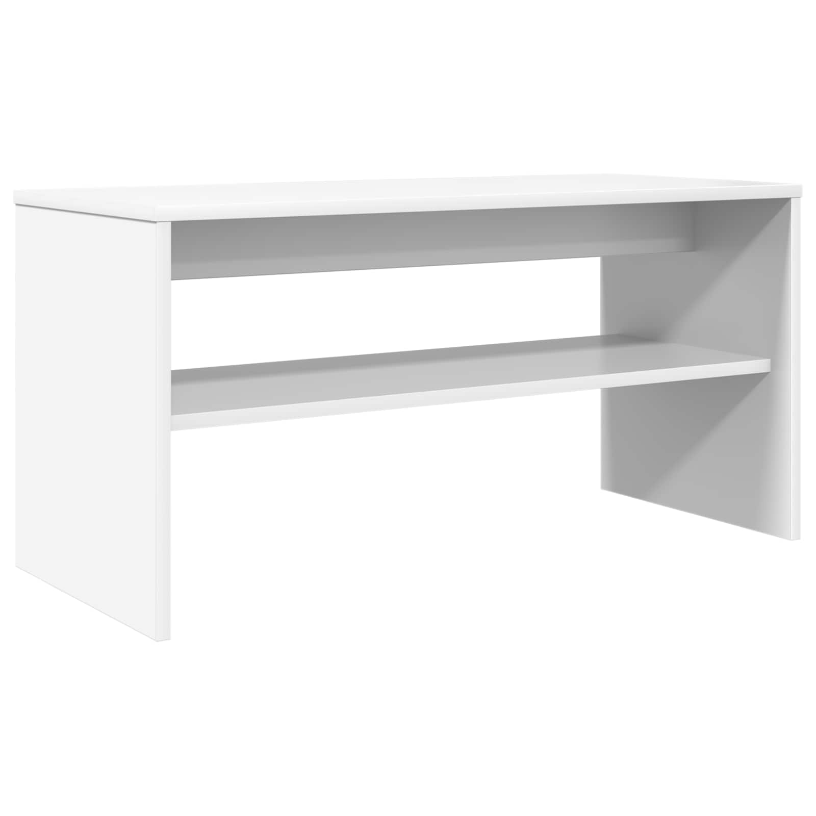 TV-Schränk 80 x 35 x 40 cm Weiß Holzwerkstoff