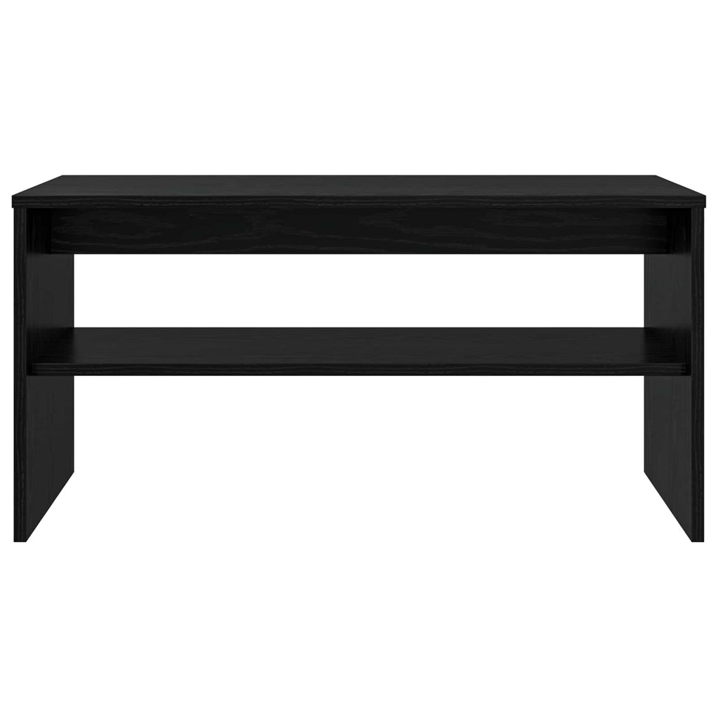 TV-Schränk Schwarz Eichen-Optik 80 x 35 x 40 cm Holzwerkstoff