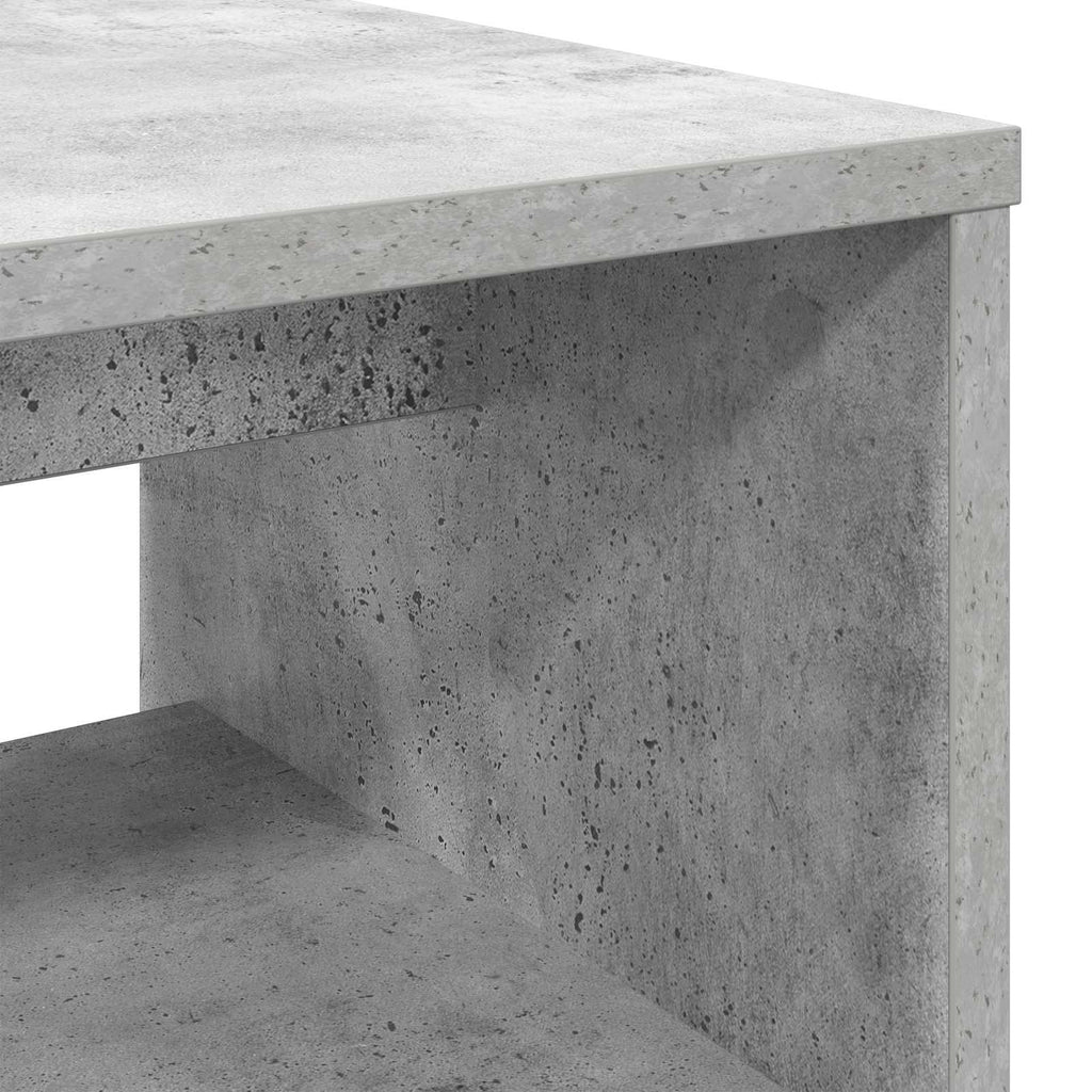 TV-Schränk Beton Grau 80 x 35 x 40 cm Holzwerkstoff