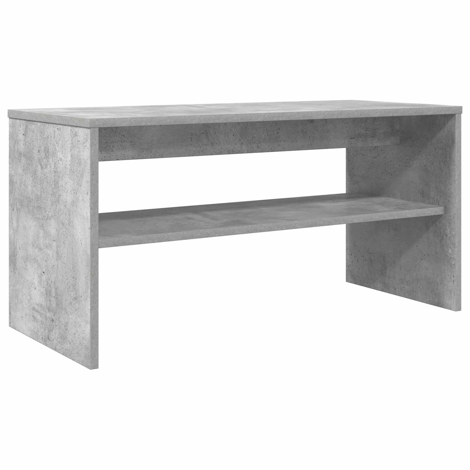 TV-Schränk Beton Grau 80 x 35 x 40 cm Holzwerkstoff