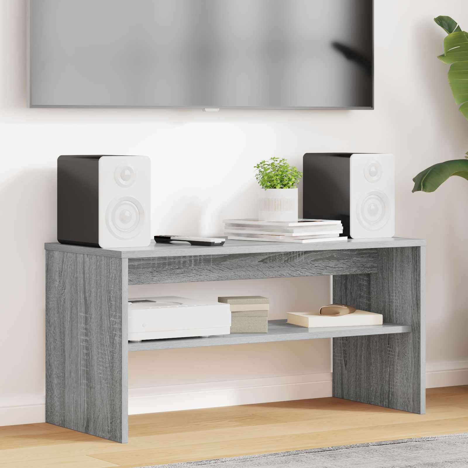TV-Schränk Graues Sonoma 80 x 35 x 40 cm Holzwerkstoff