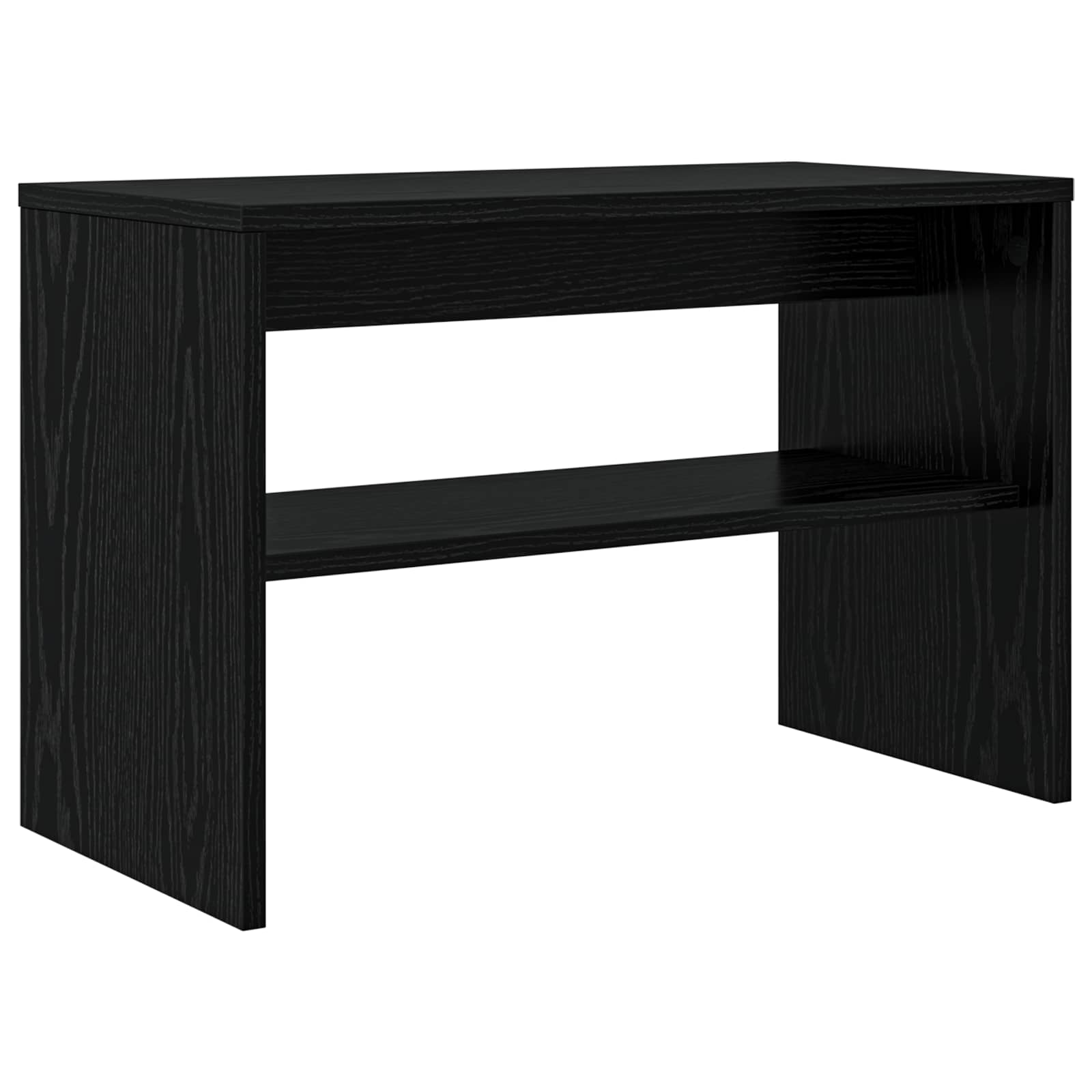 TV-Schränk Schwarz Eichen-Optik 60 x 30 x 40 cm Holzwerkstoff