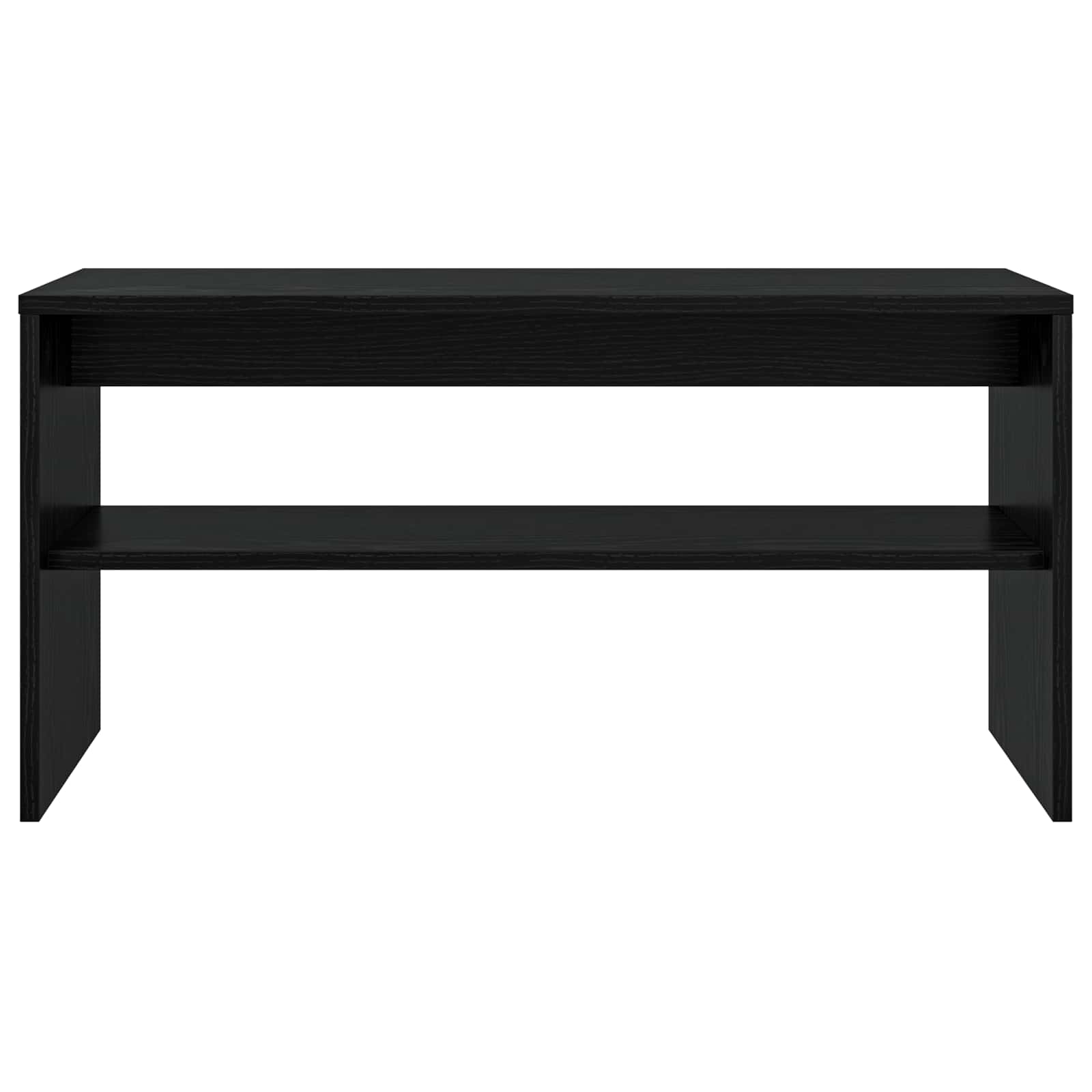 TV-Schränk Schwarz Eichen-Optik 80 x 30 x 40 cm Holzwerkstoff