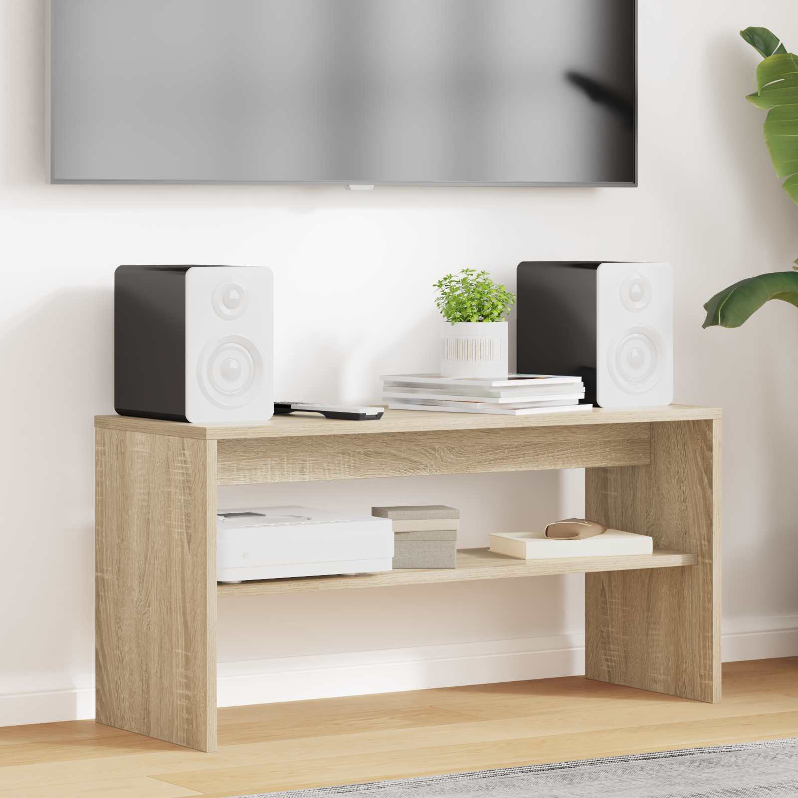 TV-Schränk Sonoma-Eiche 80 x 30 x 40 cm Holzwerkstoff
