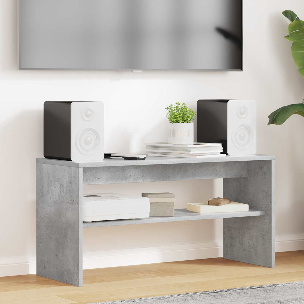 TV-Schränk Beton Grau 80 x 30 x 40 cm Holzwerkstoff