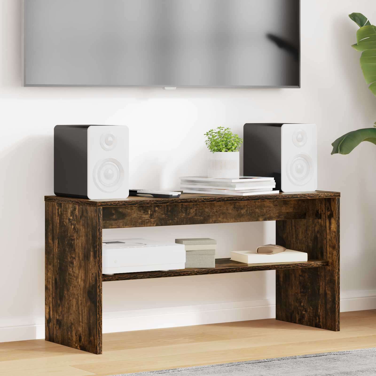 TV-Schränk Geräucherte Eiche 80 x 30 x 40 cm Holzwerkstoff