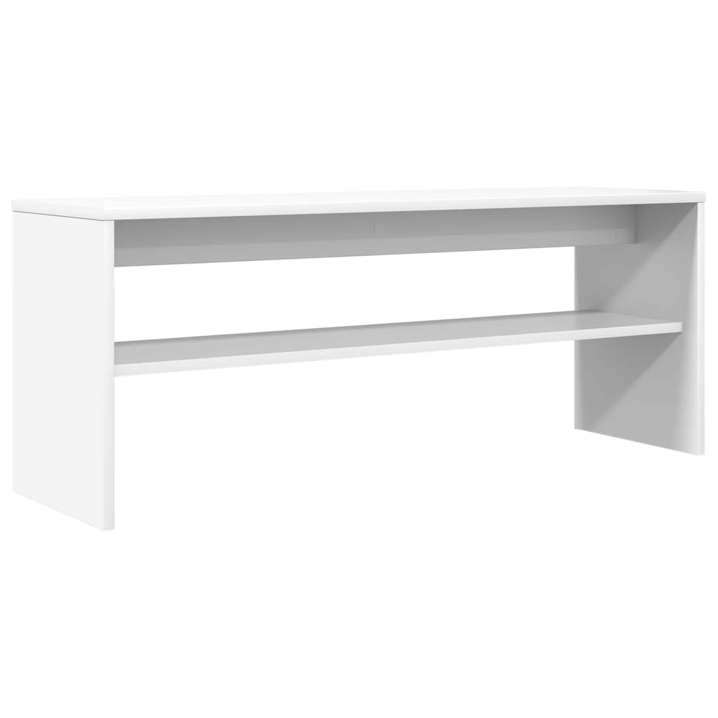 TV-Schränk Weiß 100 x 30 x 40 cm Holzwerkstoff