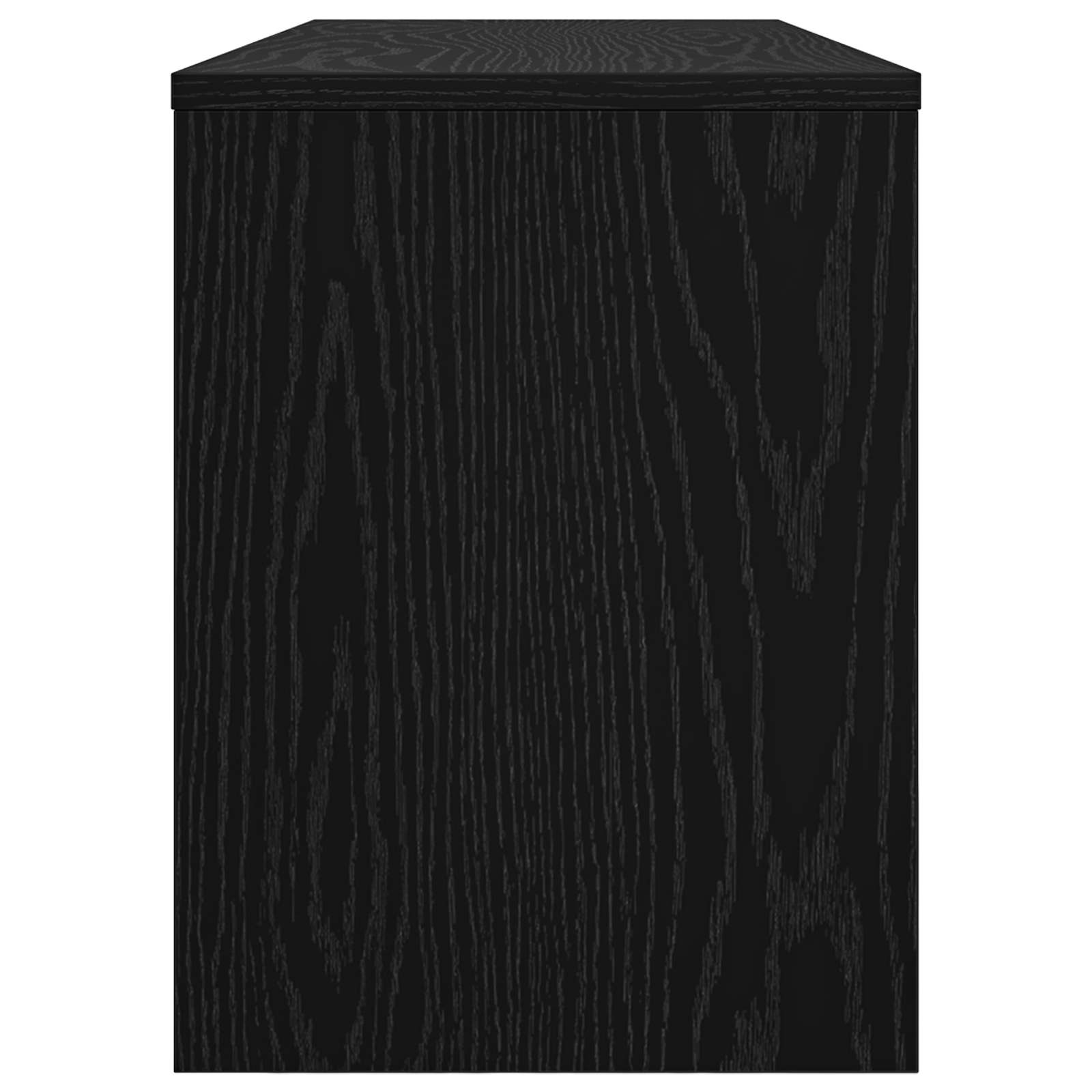 TV-Schränk Schwarz Eichen-Optik 100 x 30 x 40 cm Holzwerkstoff