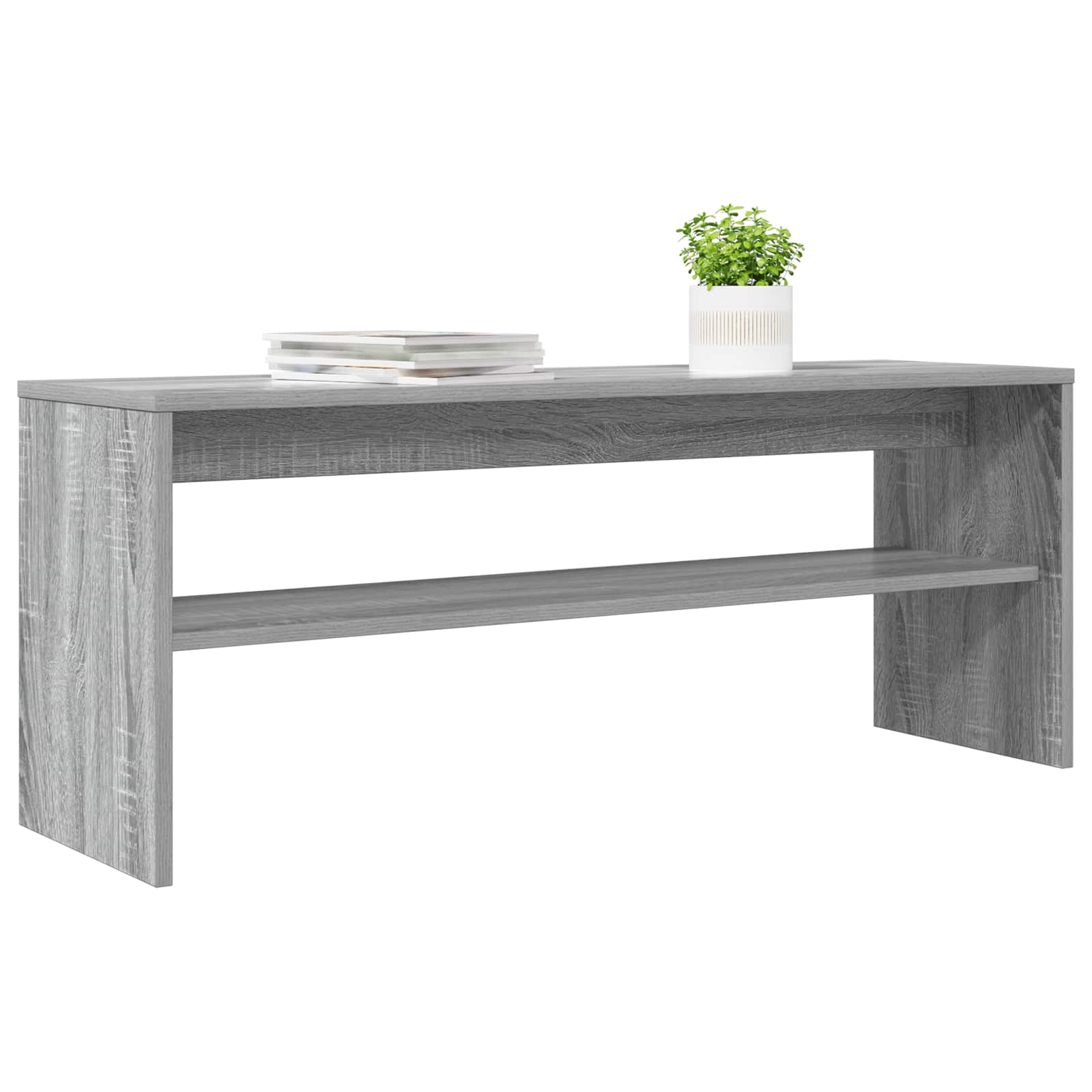TV-Schränk Graues Sonoma 100 x 30 x 40 cm Holzwerkstoff