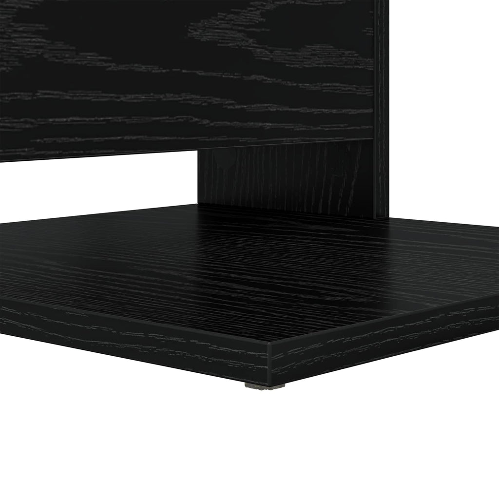 Beistelltisch Schwarz Eichen-Optik 40 x 35 x 60,5 cm