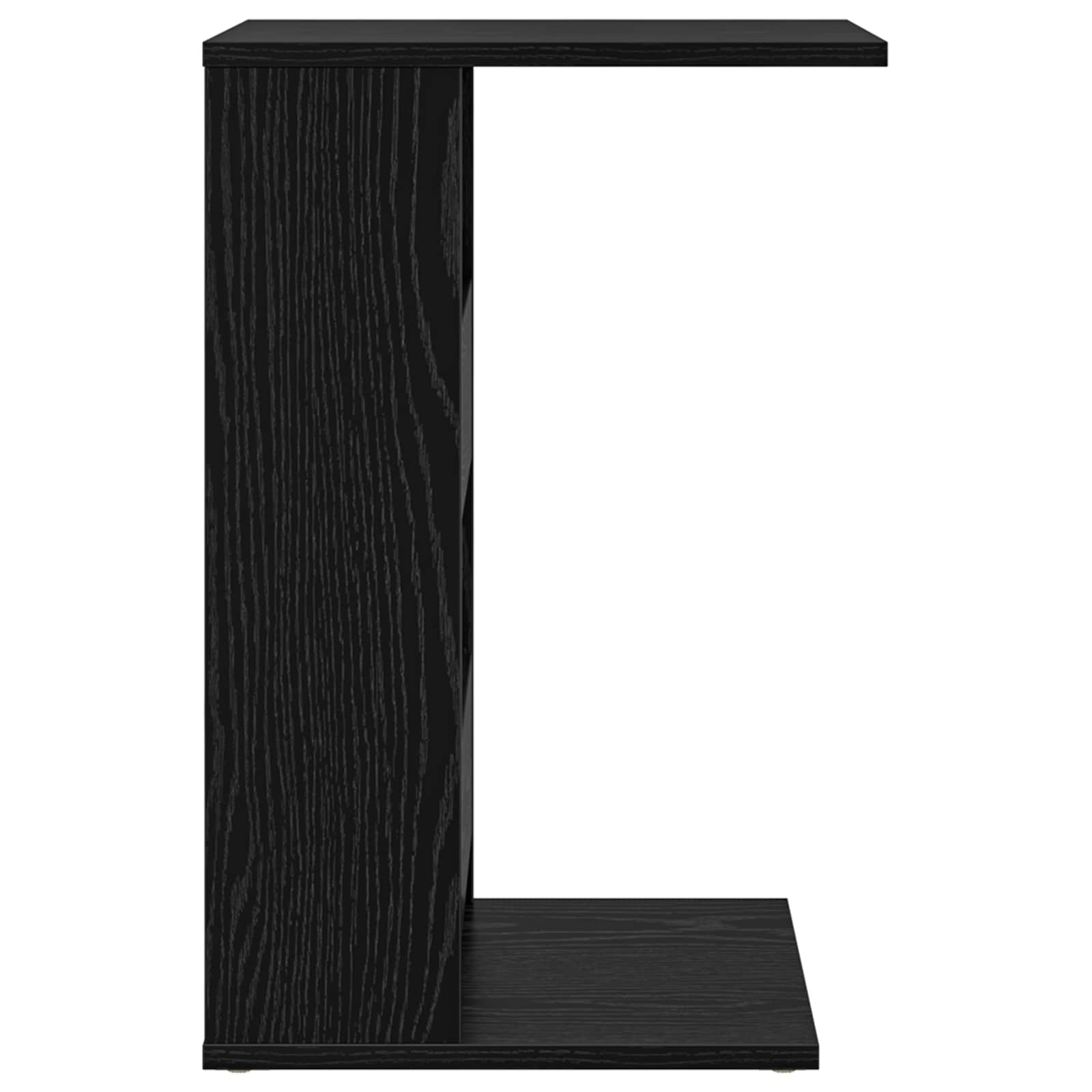 Beistelltisch Schwarz Eichen-Optik 40 x 35 x 60,5 cm