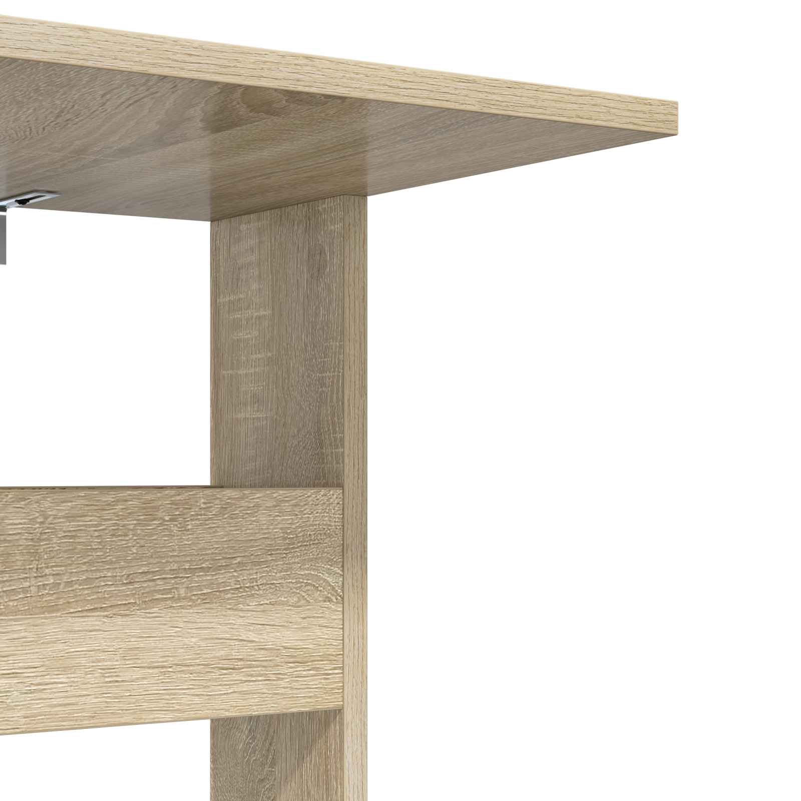 Beistelltisch Sonoma-Eiche 40 x 35 x 60,5 cm Holzwerkstoff