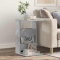 Beistelltisch Beton Grau 40 x 35 x 60,5 cm Holzwerkstoff