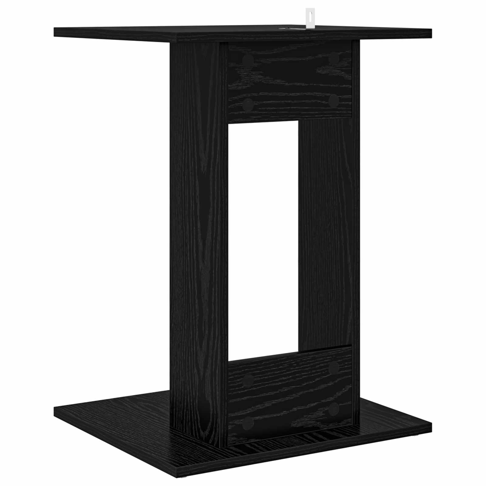 Beistelltisch Schwarz Eichen-Optik 45 x 40 x 62,5 cm
