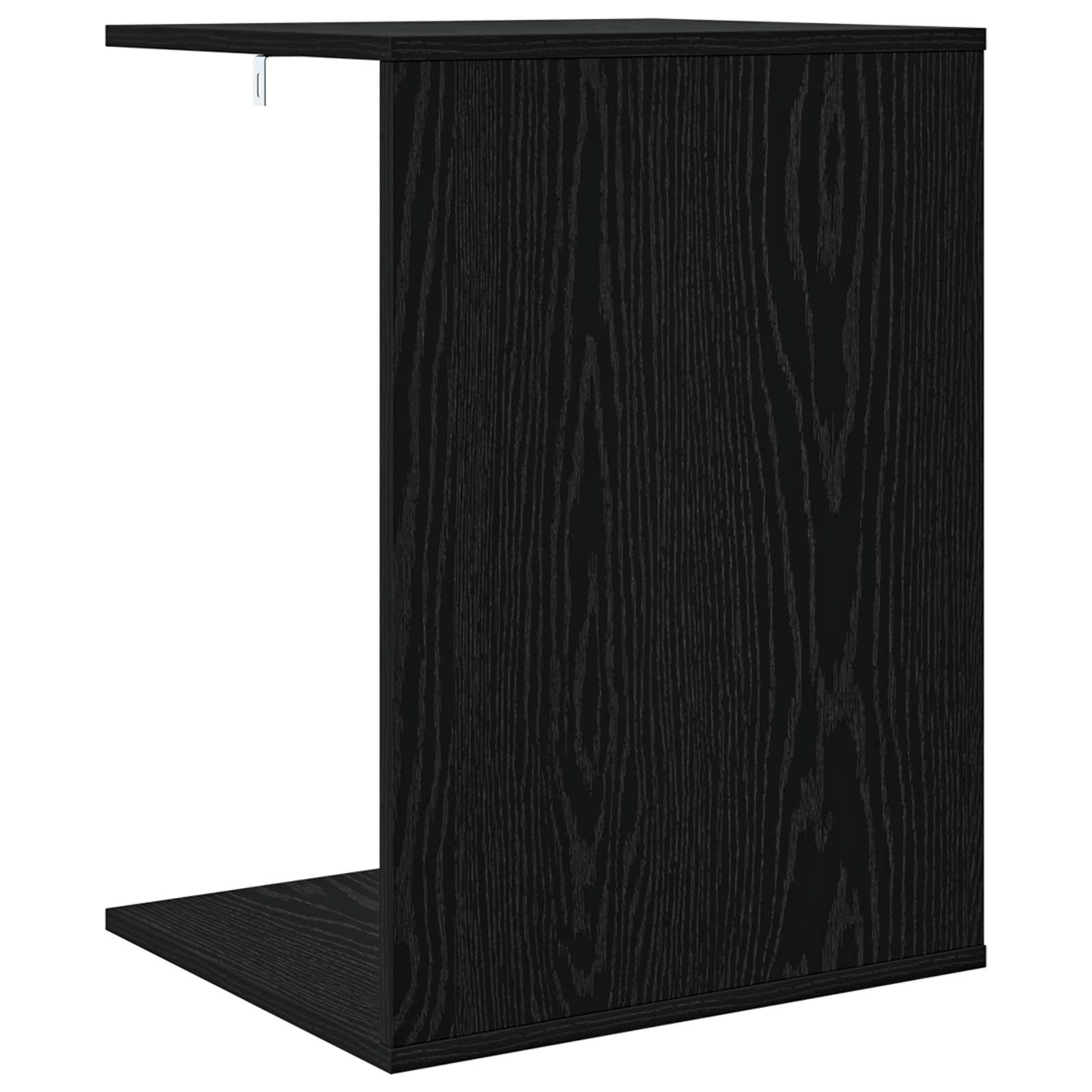 Beistelltisch Schwarz Eichen-Optik 45 x 40 x 62,5 cm