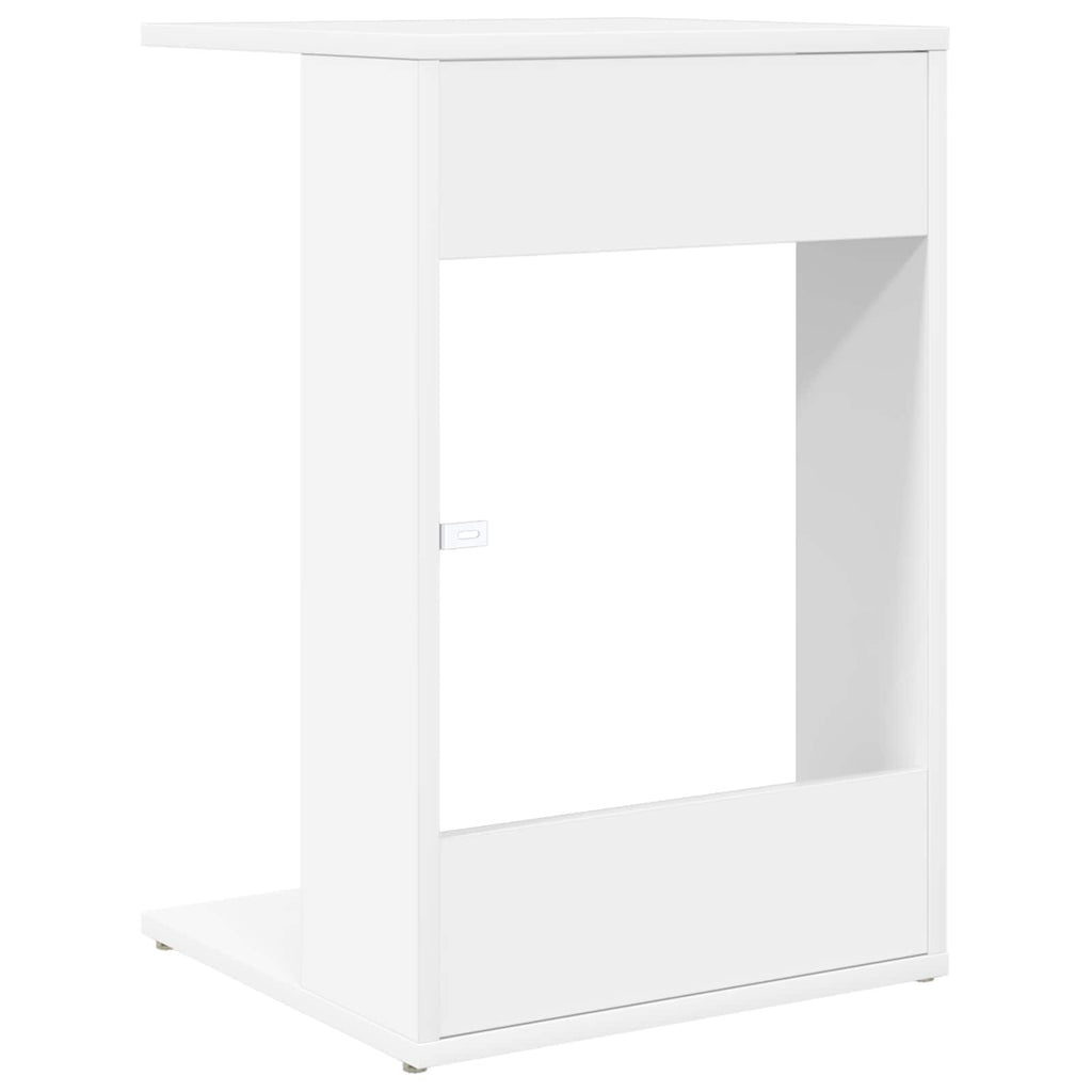 Beistelltisch Weiß 40 x 38 x 62,5 cm Holzwerkstoff