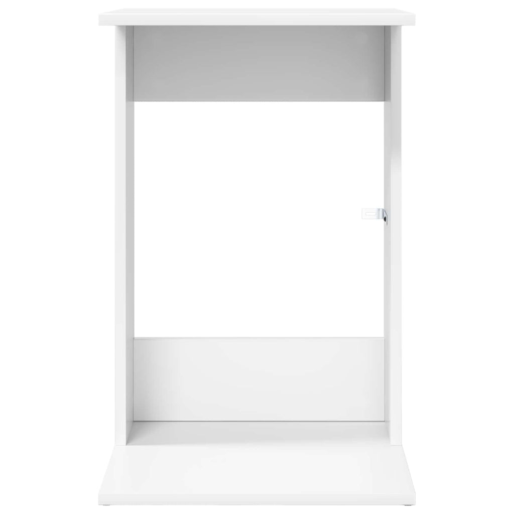 Beistelltisch Weiß 40 x 38 x 62,5 cm Holzwerkstoff