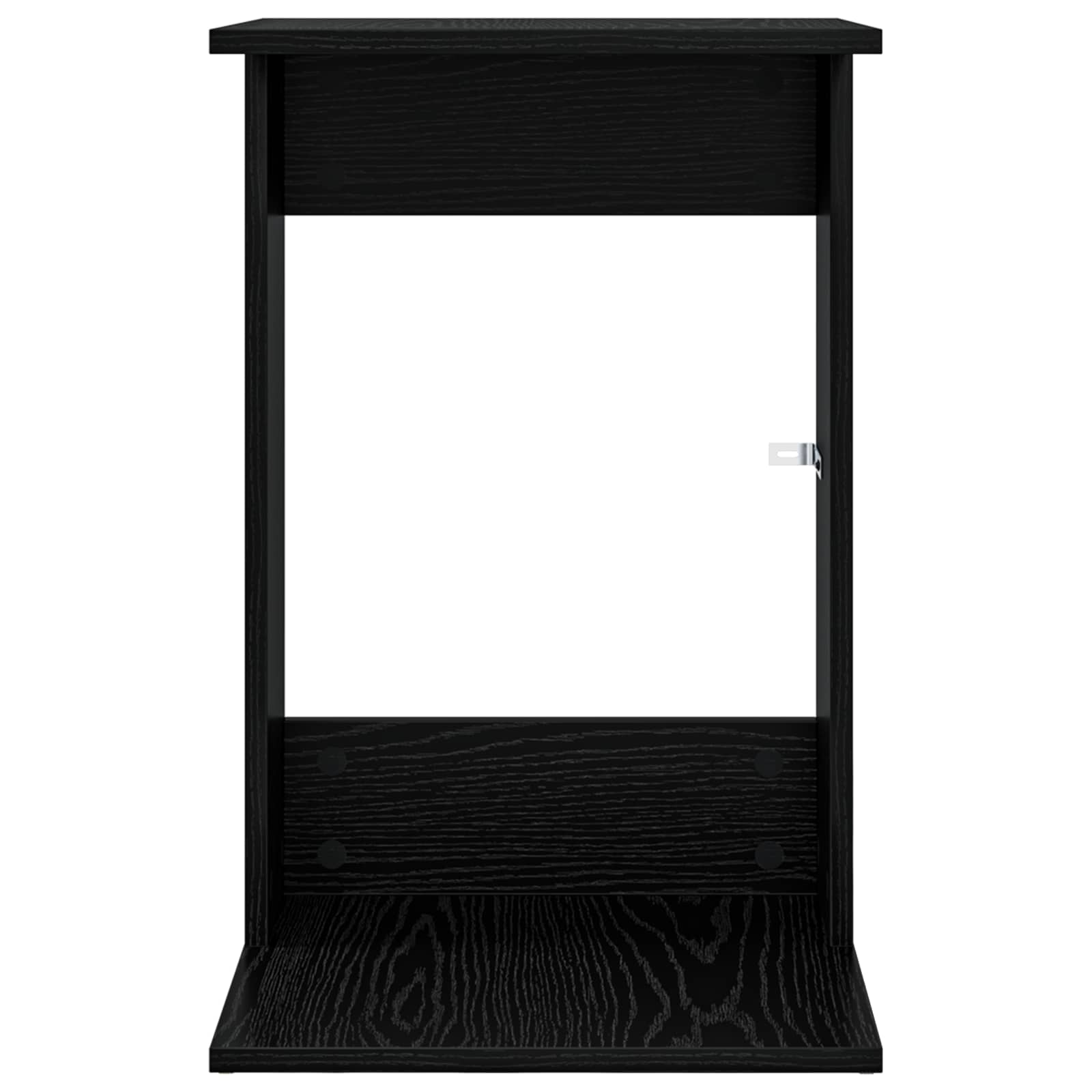 Beistelltisch Schwarz Eichen-Optik 40 x 38 x 62,5 cm