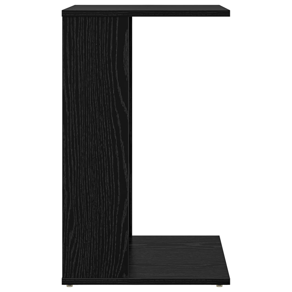 Beistelltisch Schwarz Eichen-Optik 40 x 38 x 62,5 cm