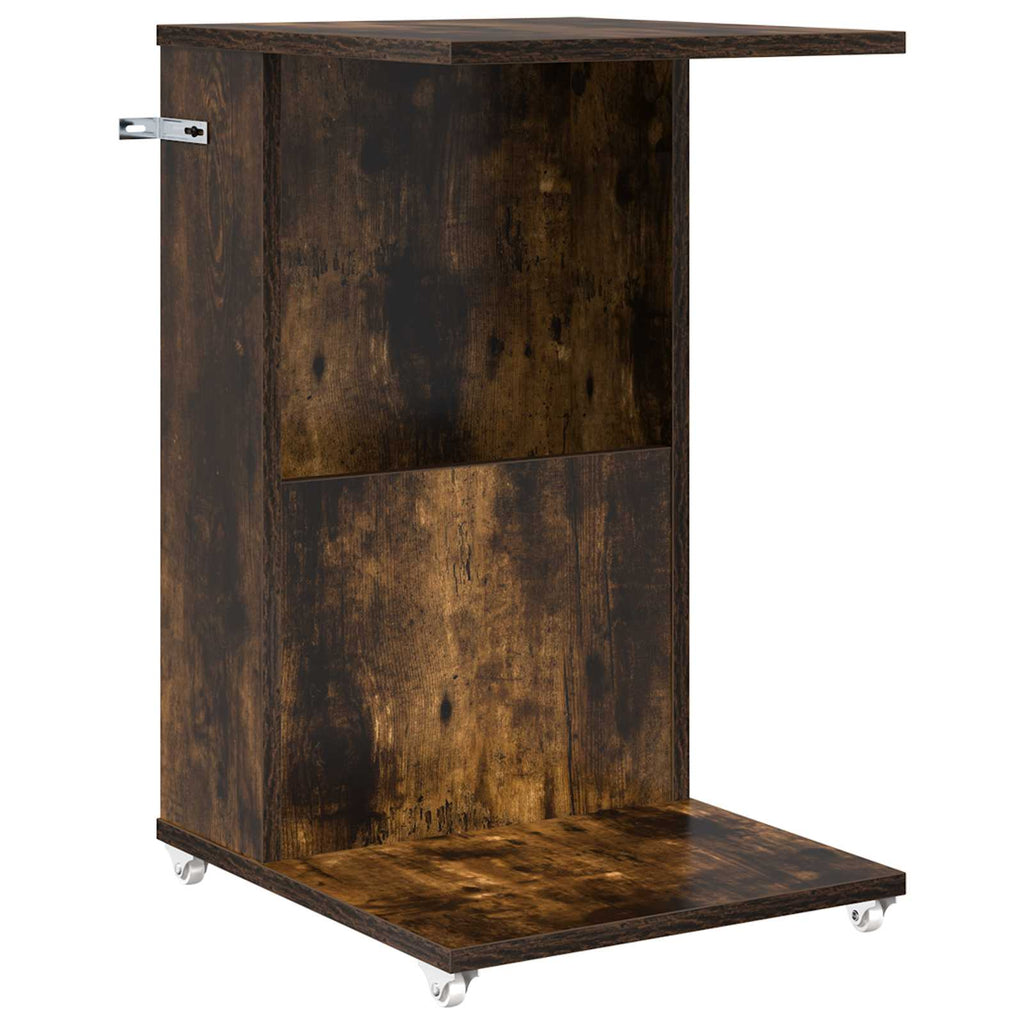Beistelltisch Geräucherte Eiche 40 x 35 x 60 cm Holzwerkstoff