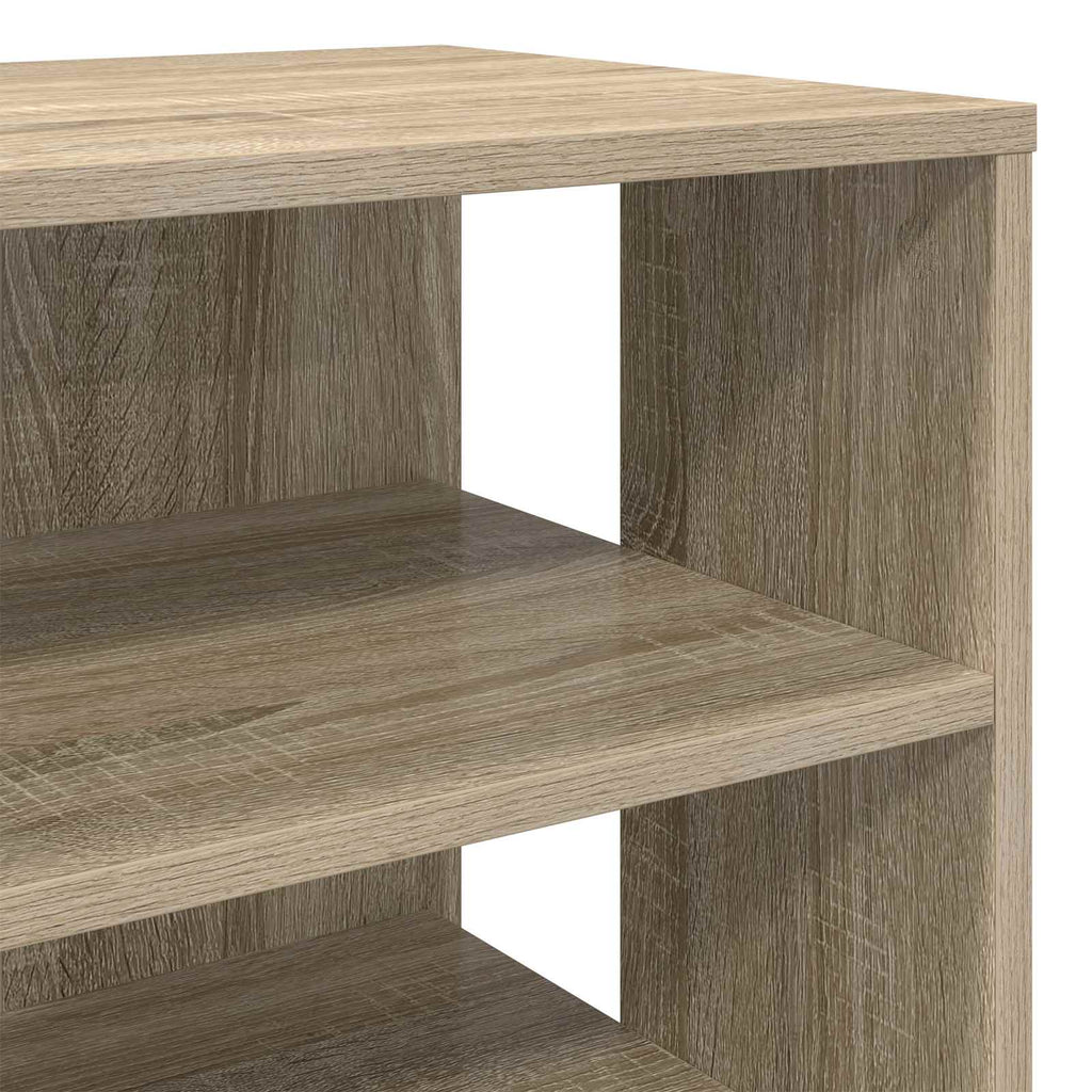 Schuhschrank mit Regal 2 pcs Sonoma-Eiche Holzwerkstoff