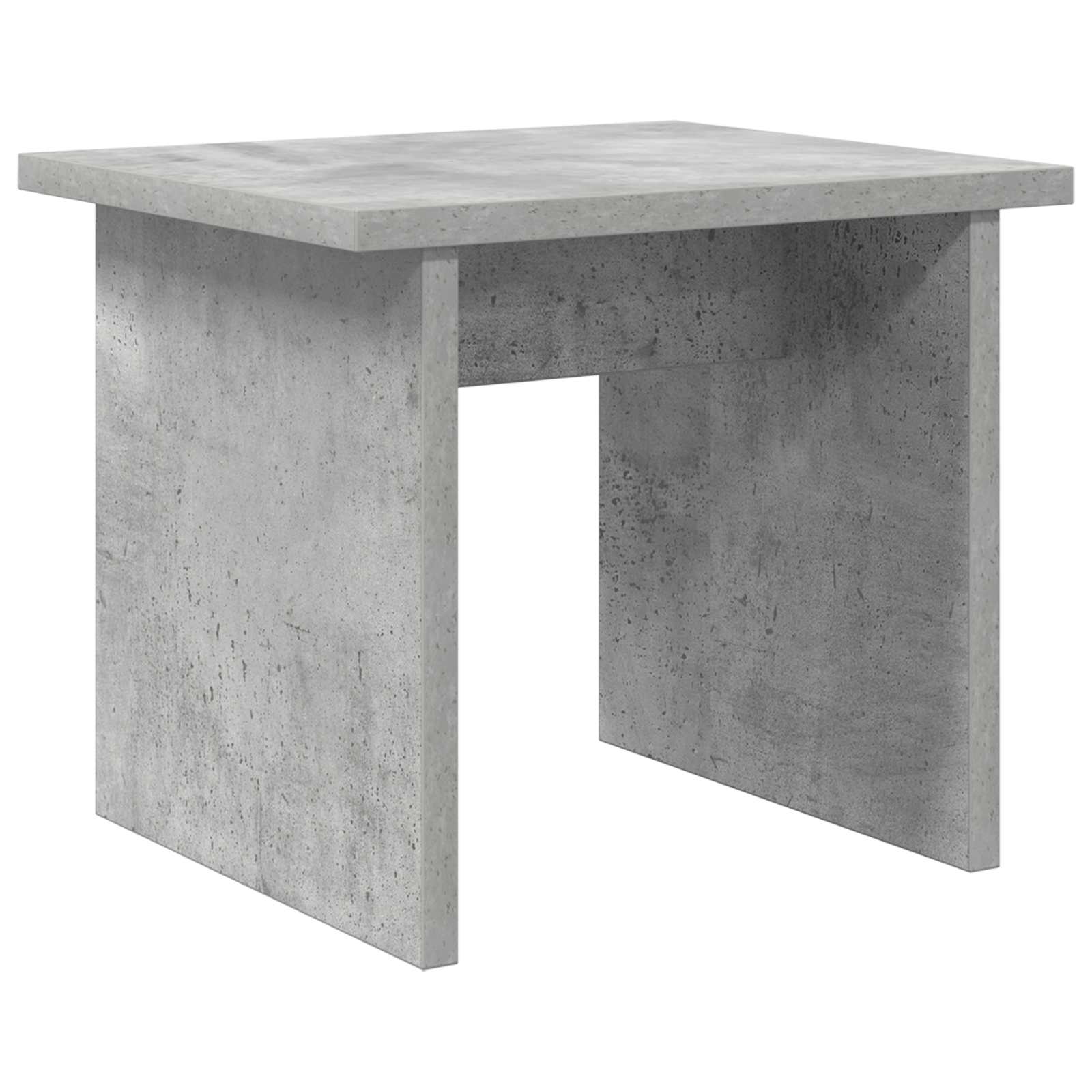 Schuhschrank mit Regal 2 pcs Beton Grau Holzwerkstoff