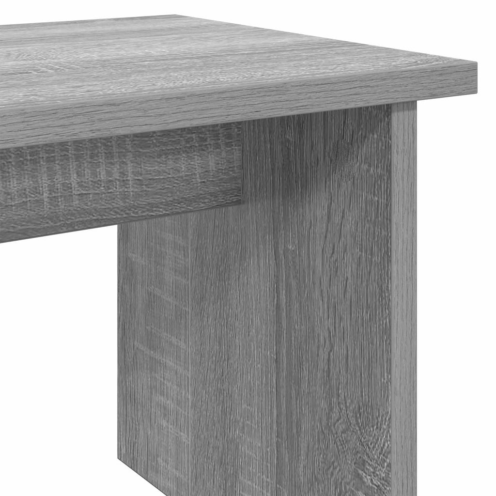 Schuhschrank mit Regal 2 pcs Graues Sonoma Holzwerkstoff