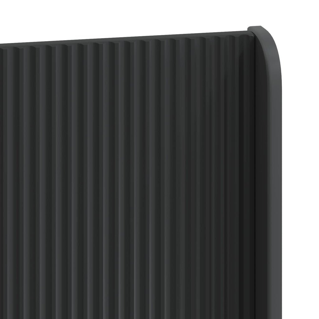 Bettgestell mit Stauraum und Kopfteil Schwarz 150 x 200 cm