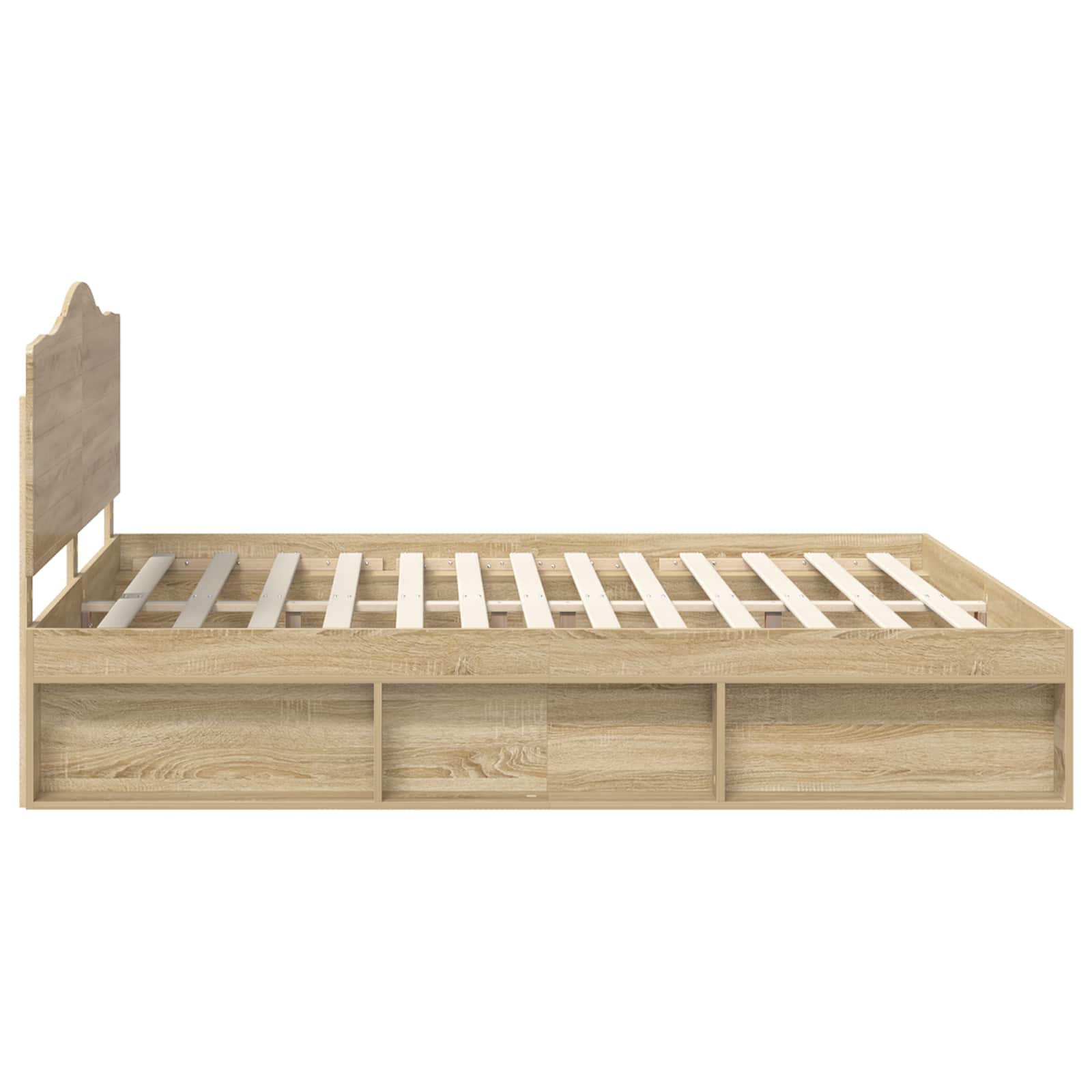 Bettrahmen Sonoma 200 x 200 cm Massives Kiefernholz