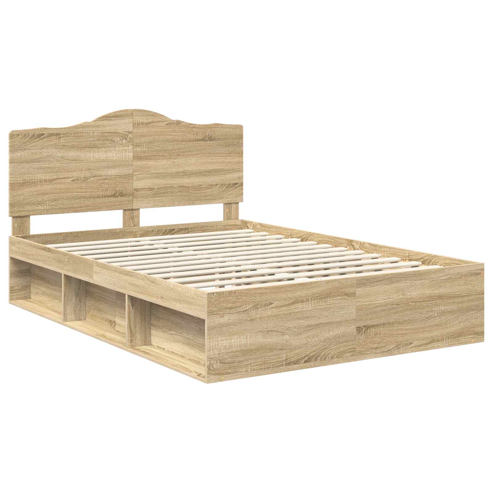 Bettrahmen Sonoma 140 x 190 cm Massives Kiefernholz