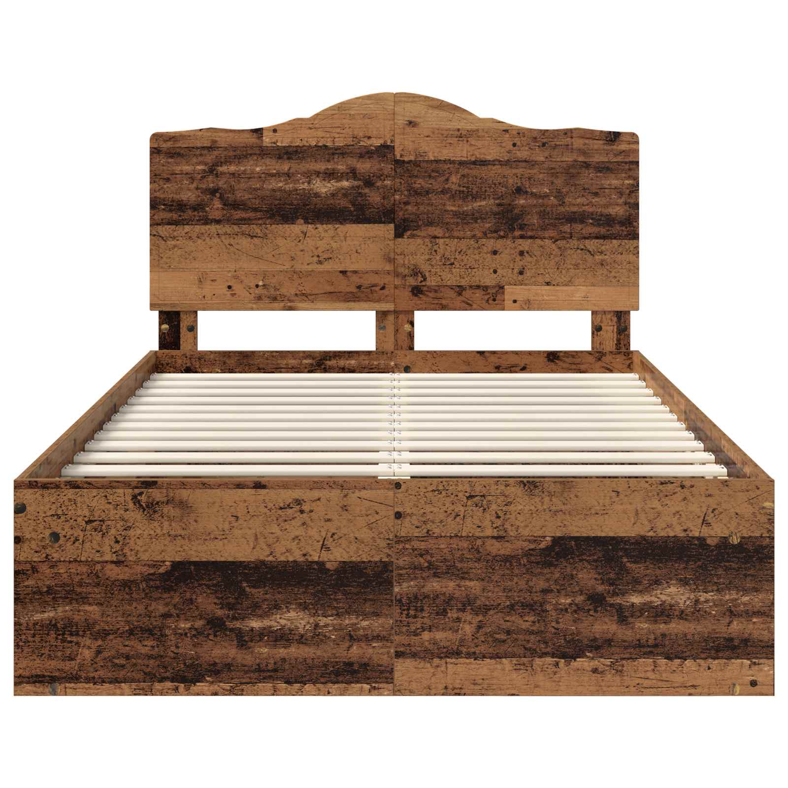 Bettrahmen Altholz 135 x 190 cm Massives Kiefernholz