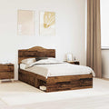 Bettrahmen Altholz 120 x 200 cm Massives Kiefernholz