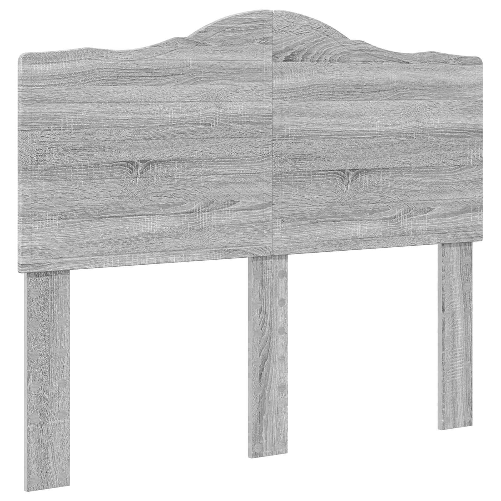 Bettrahmen Graues Sonoma 120 x 190 cm Massives Kiefernholz