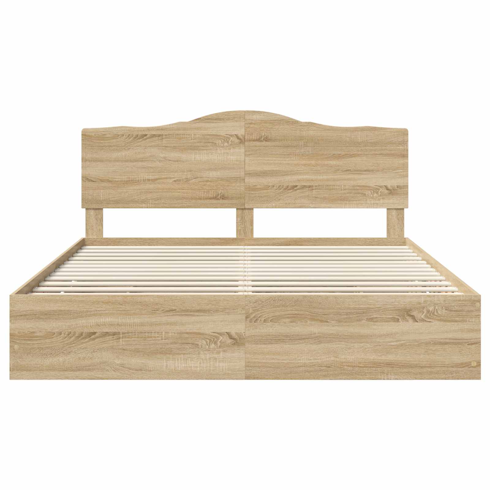 Bettrahmen Sonoma-Eiche 200 x 200 cm Ingenieurs Holz