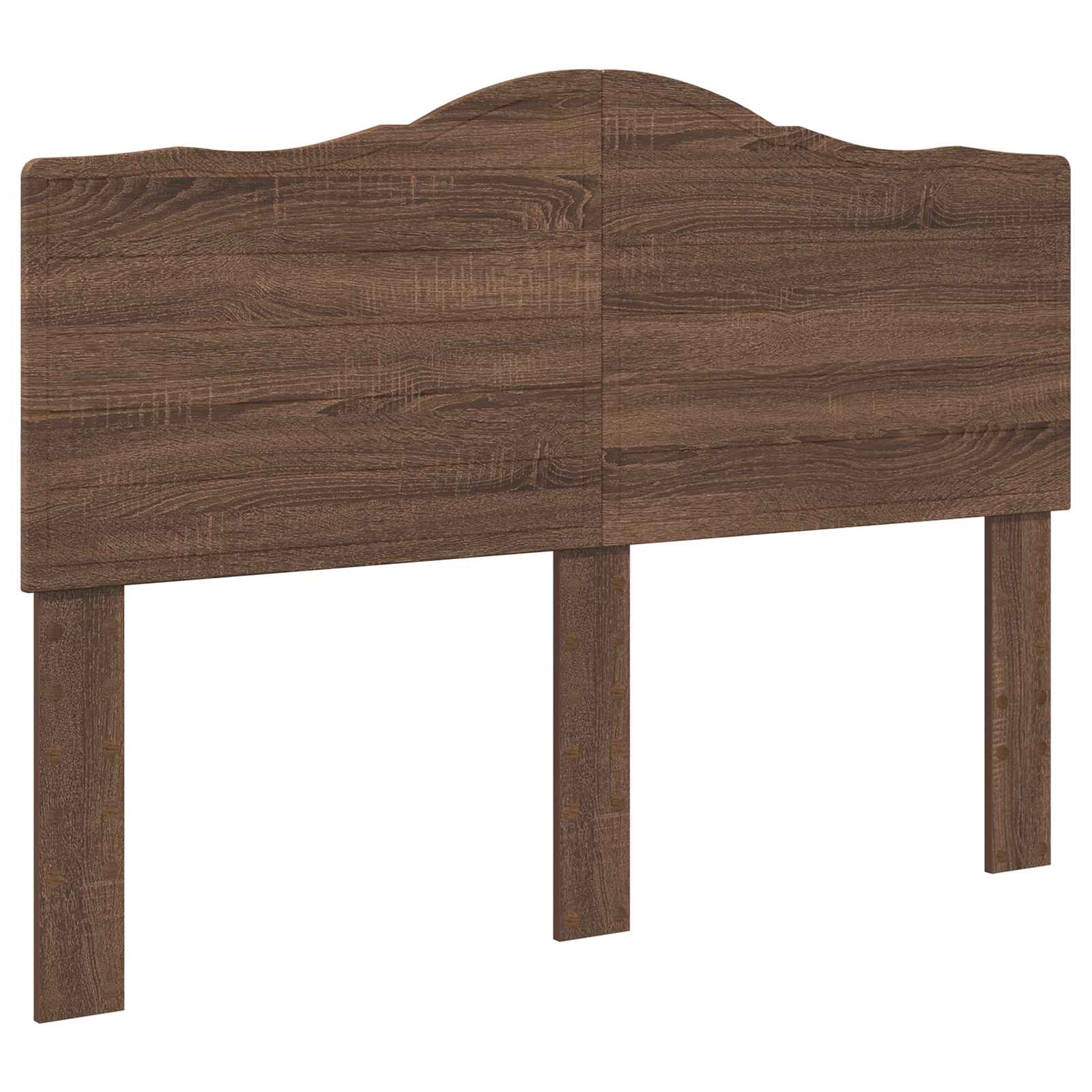 Bettrahmen Braun Eichen-Optik 140 x 200 cm Ingenieurs Holz