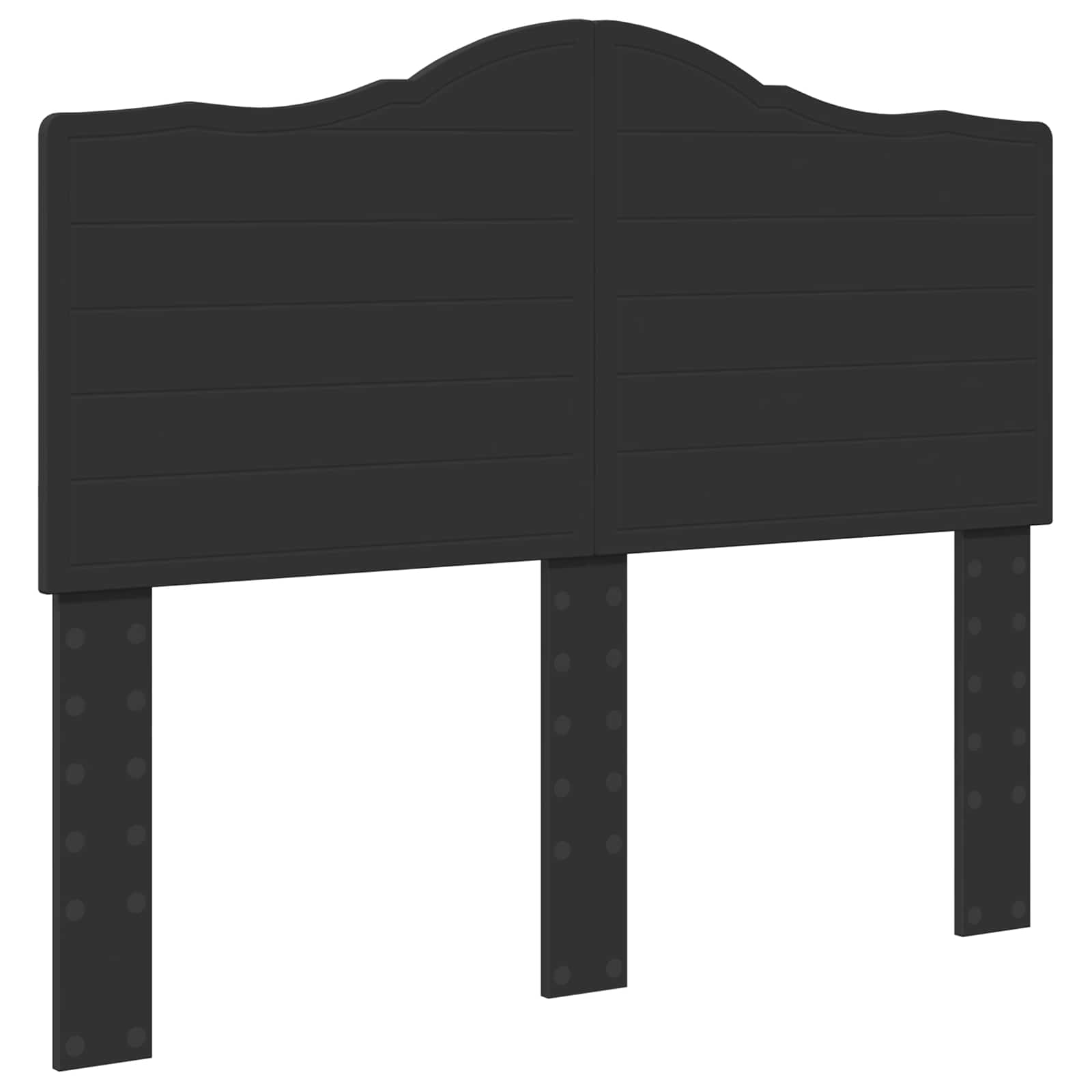 Aufbewahrungsbett Schwarz 135 x 190 cm Holzwerkstoff