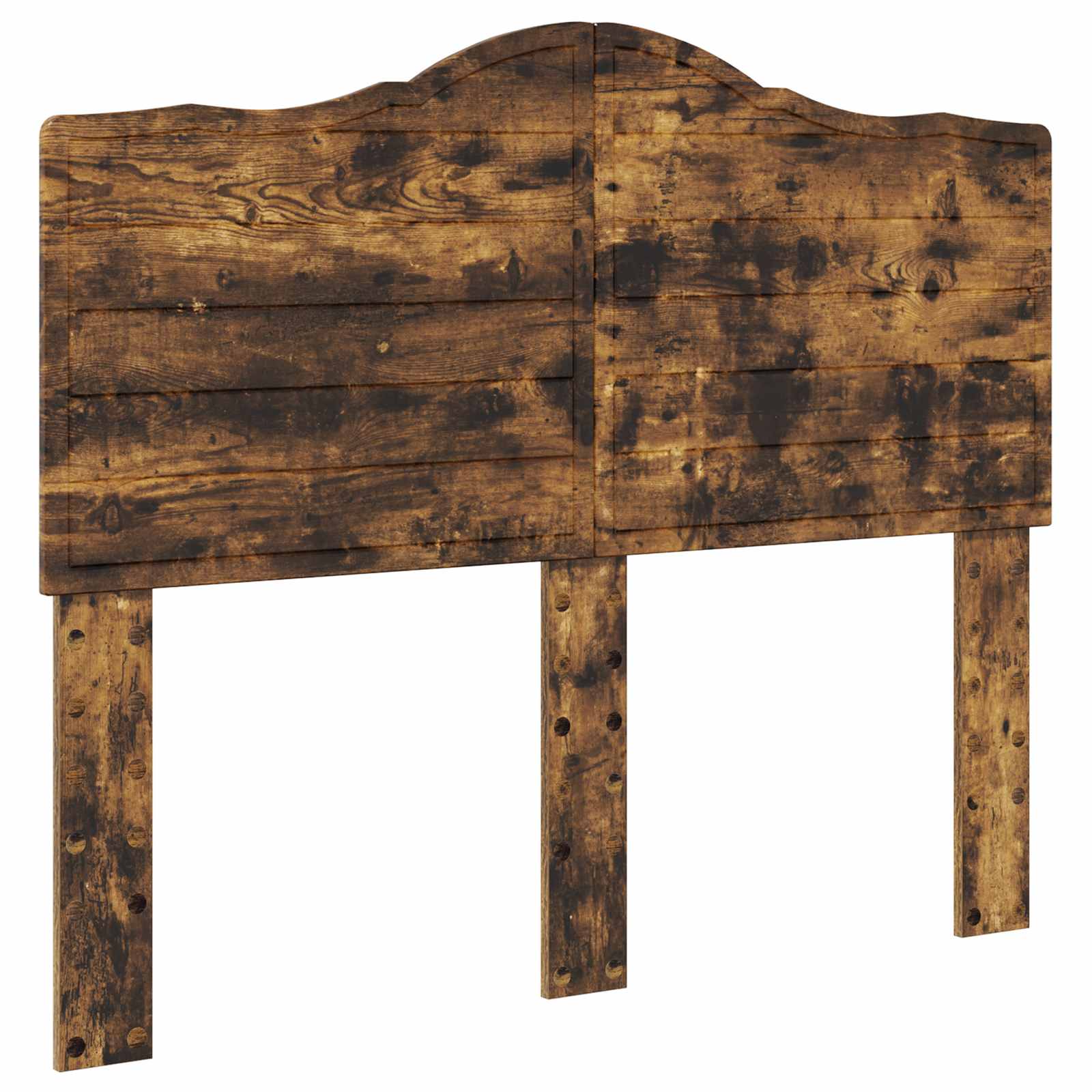 Aufbewahrungsbett Geräucherte Eiche 120 x 190 cm Holzwerkstoff